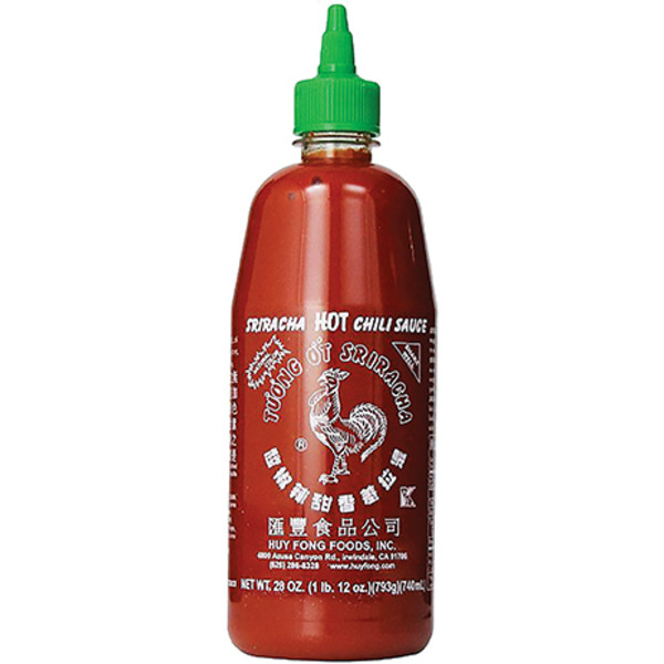 Huy Fong - Sriracha Hot Chili Sauce - 28 oz Bottle, 12 ct