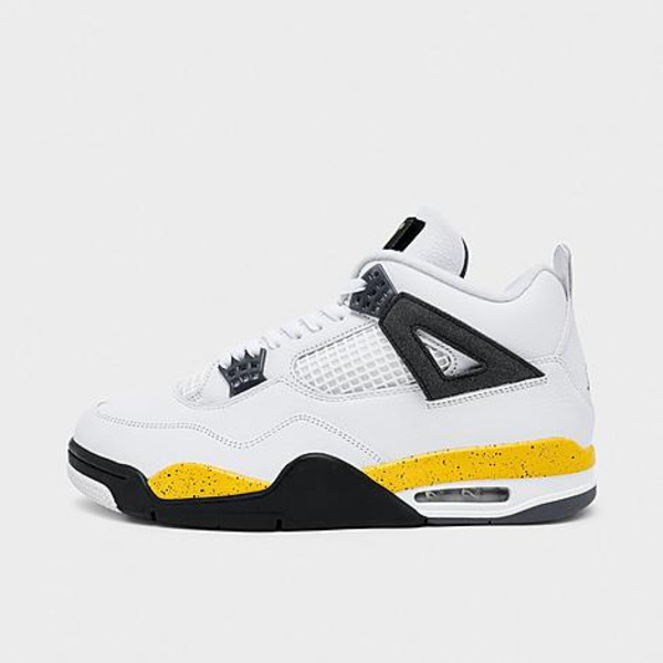 Jordan 4 Retro Rare Air 'Tour Yellow' Basketball Shoes, Size M11.5/W13.0 - White/Multi/Color