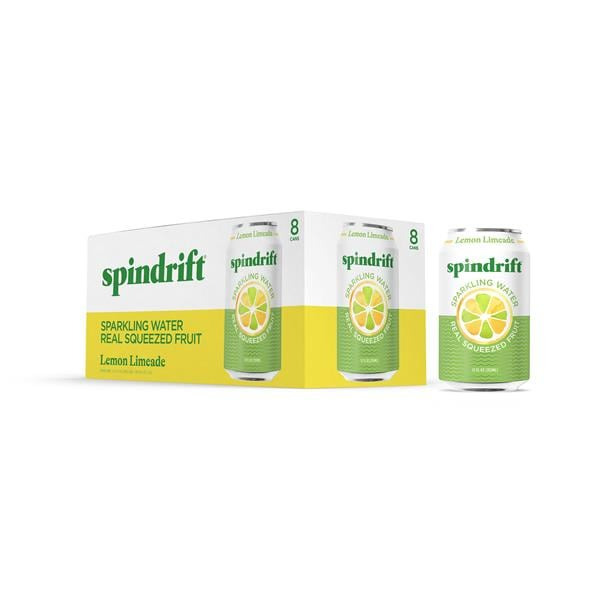 Spindrift Unsweetened Lemon Limeade Sparkling Water Same-Day