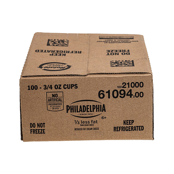 Philadelphia - Lite Cream Cheese Cup - 100/0.75 oz