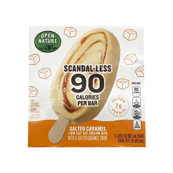 Open Nature Salted Caramel Low Fat Ice Cream Bar (3 fl oz) Instacart