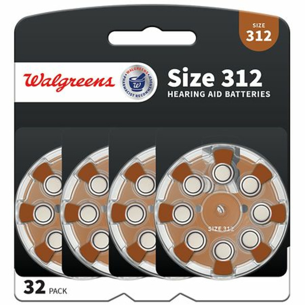 Walgreens Walgreens Size 312 Premium Zinc Air Hearing Aid Batteries