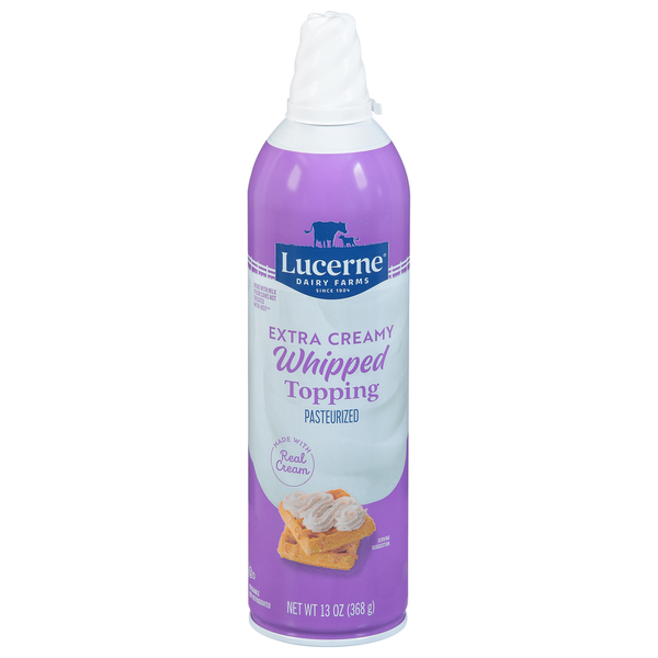 Lucerne Whipped Topping, Extra Creamy, Pasteurized