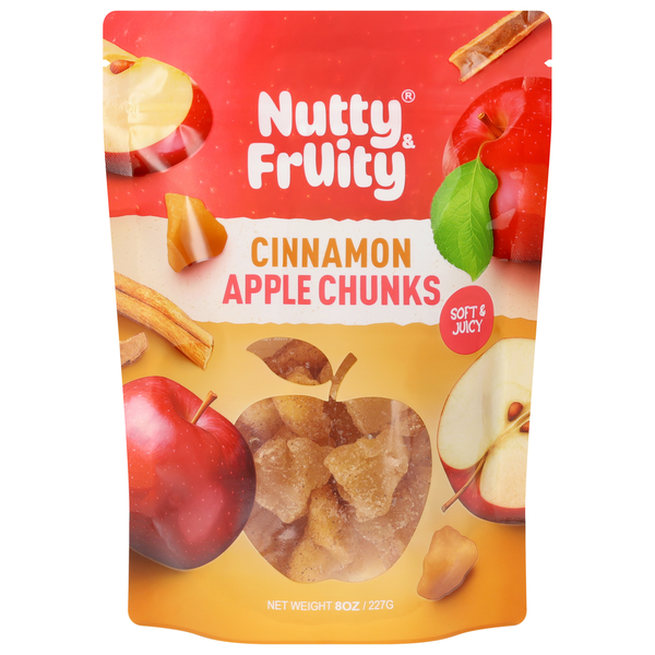 Nutty & Fruity Soft & Juicy Cinnamon Apple Chunks Same-Day