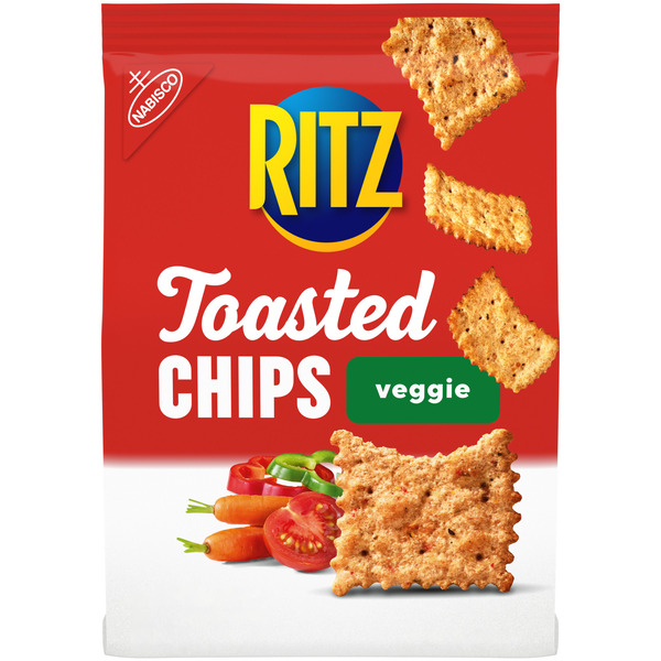 リッツ Ritz Toasted Chips Veggie Crackers, Party Snacks 8.1 oz Same-Day