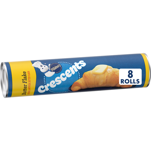 Pillsbury Butter Flake Canned Crescent Rolls Refrigerated Pastry Dough