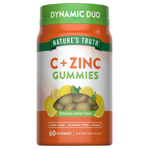 Nature's Truth Vitamin C Plus Zinc Gummies Same-Day Delivery or