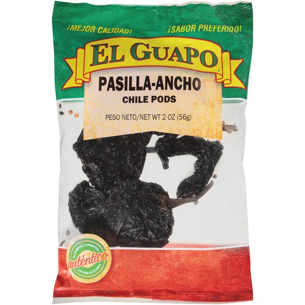 El Guapo PasillaAncho Chile Pods (56 g) from Walmart Instacart