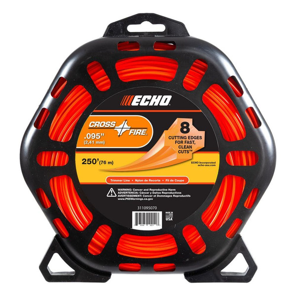 Echo .095" Cross-fire Trimmer Line (250 Ft.) Large Clam