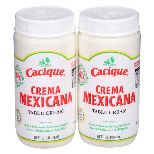 Cacique Crema Mexicana, 15 oz, 2 count