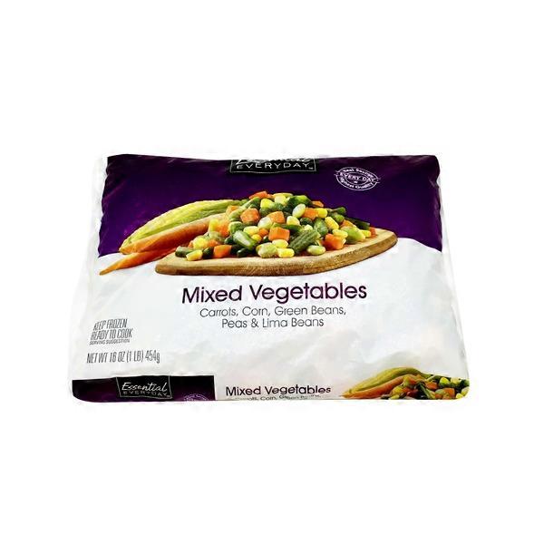 Essential Everyday Carrots, Corn, Peas, Green Beans & Lima Beans Mixed