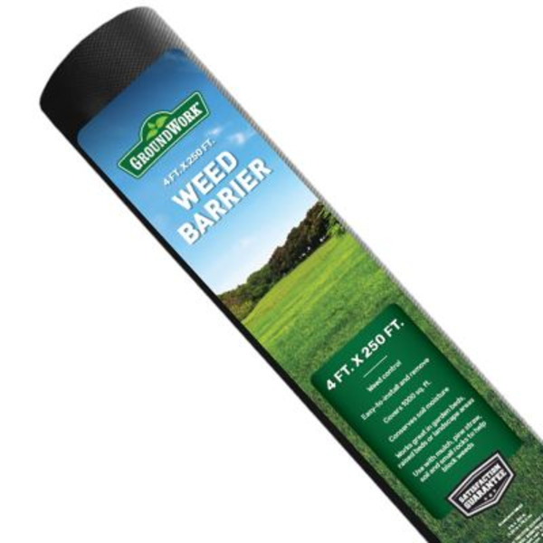 Ground Work 4 ft. x 250 ft. Weed Barrier Fabric