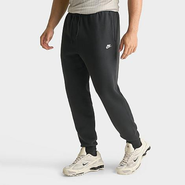 Nike Men's Club Fleece Premium Jogger Pants, L - Black/Black/Multi