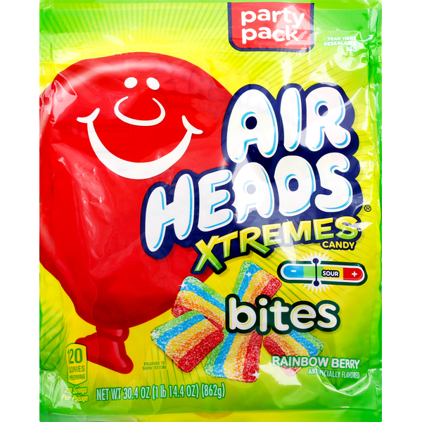 AirHeads Candy, Rainbow Berry, Bites, Party Pack (30.4 oz) Instacart