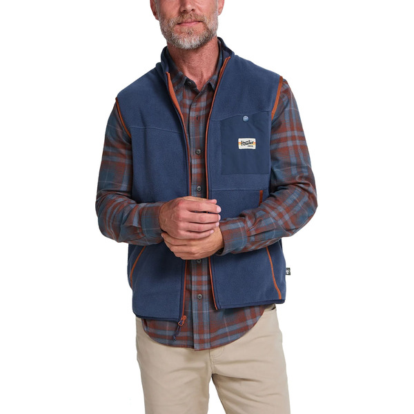Howler Brothers Men's Free Range Fleece Vest, S - Nightfall