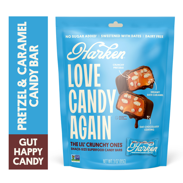 Harken Sweets Crunchy Lil' Ones Snack-Size Superfood Candy Bars