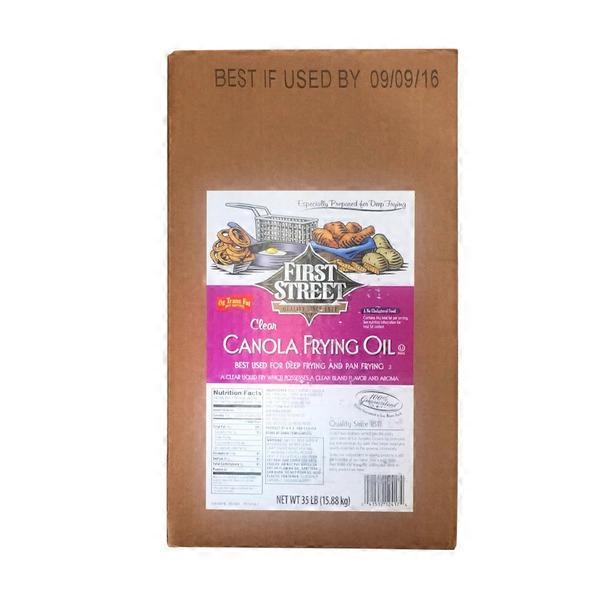First Street Clear Canola Fry Oil (35 lb) from Smart & Final Instacart