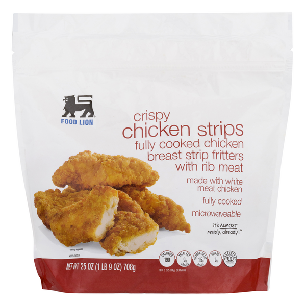 Food Lion Food Lion Chicken Strips, Crispy, Pouch Same-Day Delivery or ...