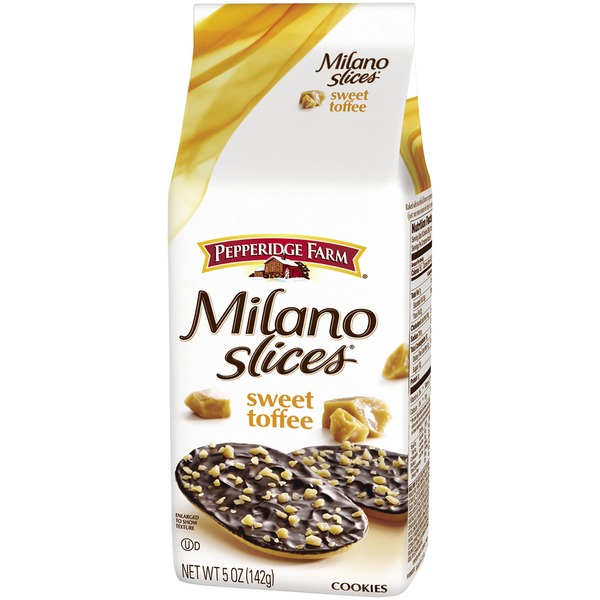 Pepperidge Farm Cookies Milano Slices Sweet Toffee Cookies from Jewel