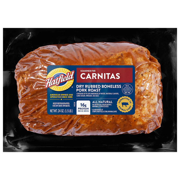 Hatfield Carnitas Dry Rubbed Boneless Pork Roast