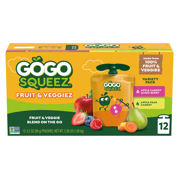 GoGo Squeez Pear and Berry Fruit/Veggie Squeezie Same-Day Delivery
