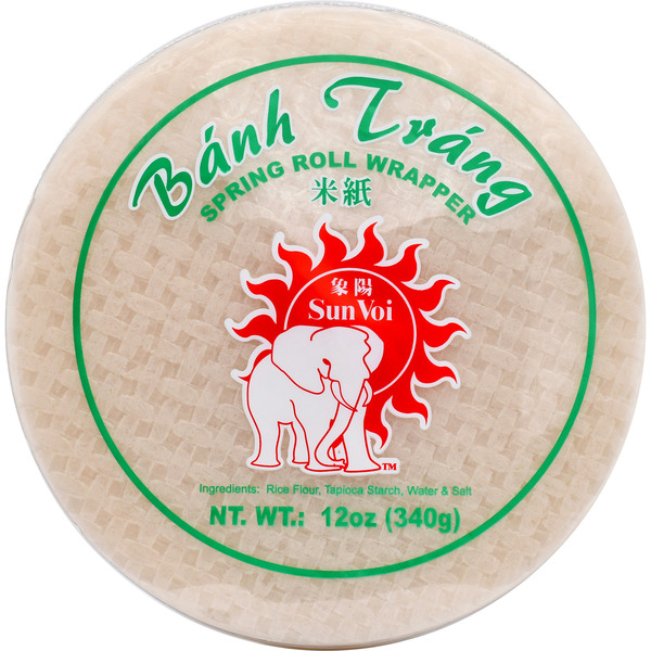 Sunvoi 22cm Spring Roll Rice Paper Wrapper Box
