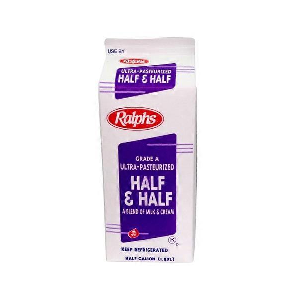 Ralphs Grade A Half And Half Milk (0.5 gal) Instacart