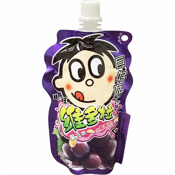Want-Want Grape Flavor Fruit Jelly Drink