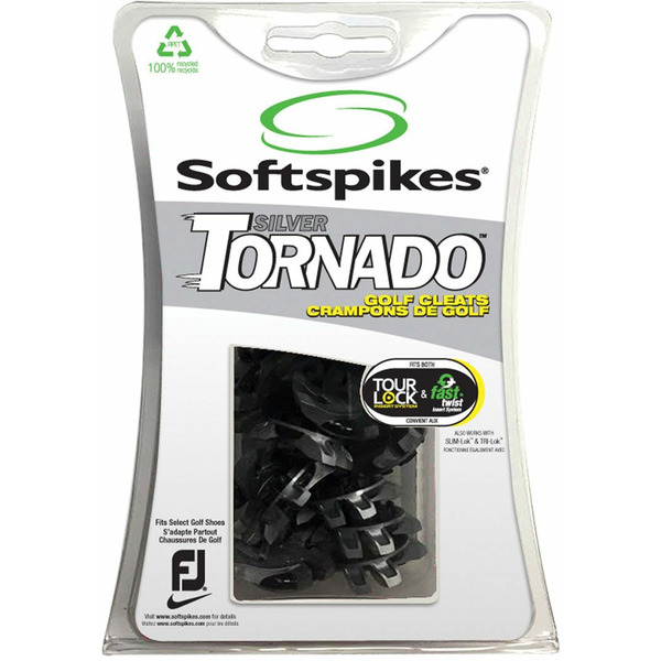Softspikes Tornado Tour Lock Golf Spikes – 18-Pack