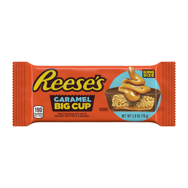 Reese's Caramel Big Cup King Size Peanut Butter Cups Candy