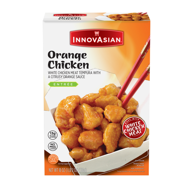 InnovAsian Orange Chicken, Frozen Multi-Serve Entrée Same-Day