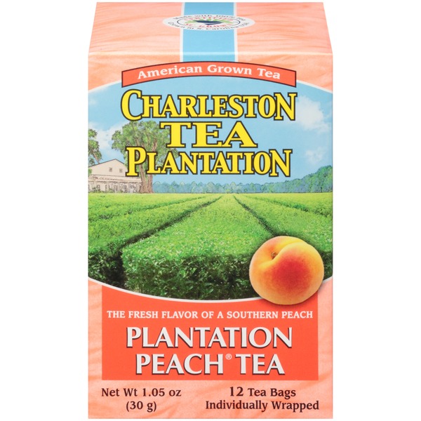 Charleston Tea Plantation Plantation Peach Charleston Tea Plantation Plantation Peach Tea Bags