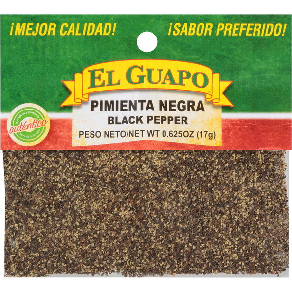 El Guapo® Ground Black Pepper (Pimienta Negra Molida)