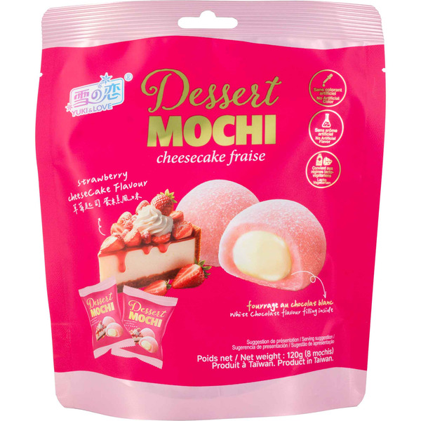 Yuki & Love Strawberry Cheese Mochi