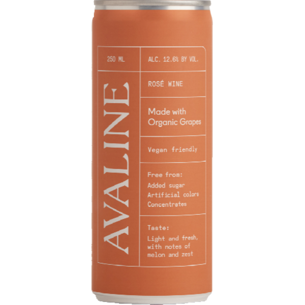 Avaline Organic Rose Single Can