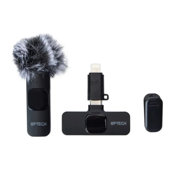Up-Tech FreeVoice Clip-On Microphone, Large