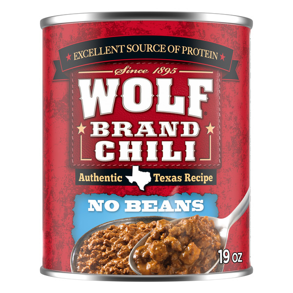 Wolf Brand Chili Chili No Beans, 15g Protein per Serving Same-Day