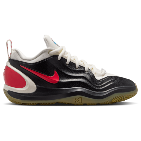 Nike Kids' Grade School A'Two 'WNBA 30th' Basketball Shoes, Size 4, Medium/D - Black & Metallic Silver