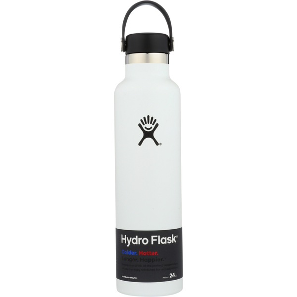 24 oz jade hydro flask Hydro Flask 24oz Wide Mouth Flex Straw Water Bottle Birch main image 1