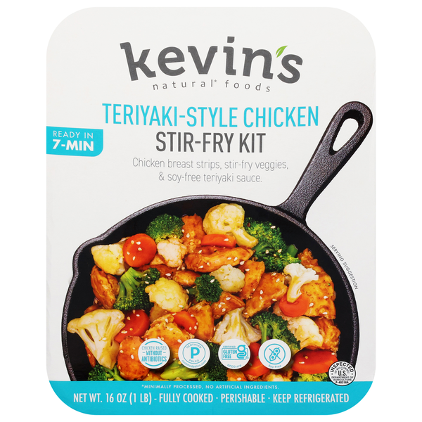 Kevin's Natural Foods Teriyaki-Style Chicken Stir-Fry Kit Same-Day