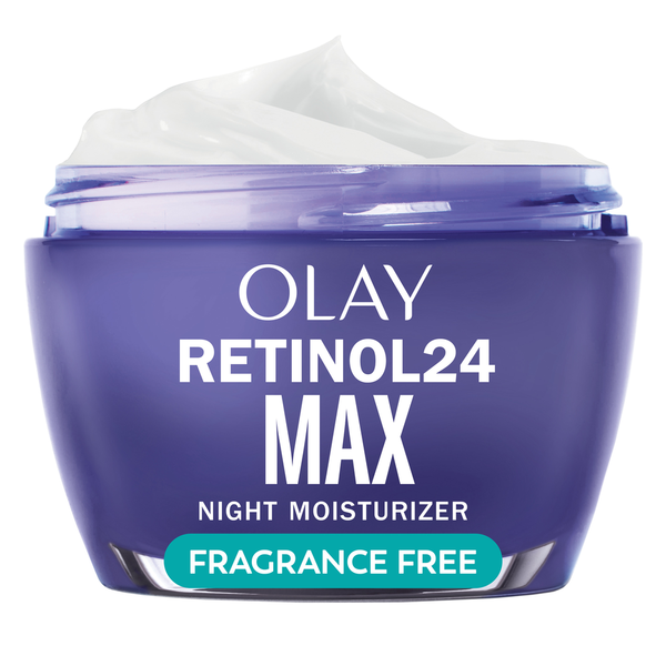 Olay Retinol Max Night Moisturizing Cream, Fragrance-Free - 1.7 oz