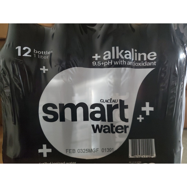 Smartwater - Alkaline w/antioxidant - 1ltr/12ct
