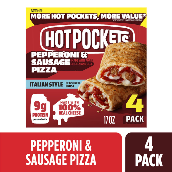 Hot Pockets Pepperoni & Sausage Pizza