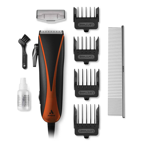 Andis 9-Piece Easy Clip Starter Pet Grooming Clipper Kit - Teal