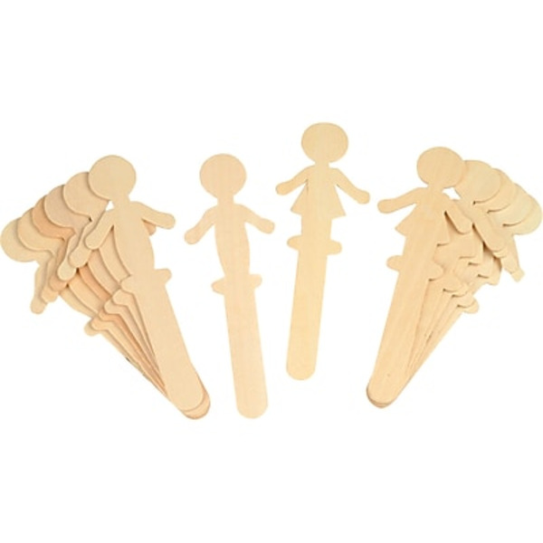 Creativity Street AC3645 Natural Craft Stick Shapes