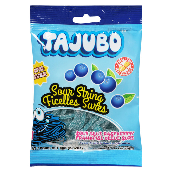 Giant Tiger Raspberry Tajubo Blue Raspberry Sour String, 80-g Same-Day Delivery | Giant Tiger