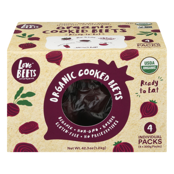 Costco Love Beets Cooked Beets, Organic, 4 Packs Pickup Instacart
