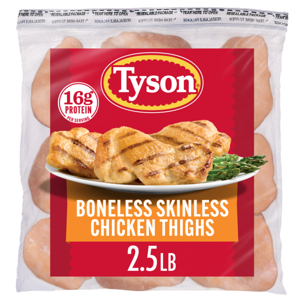 Tyson Boneless Skinless Chicken Thighs
