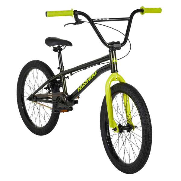 Nishiki Bonzai BMX Bike, 20 Inch - Black/Yellow
