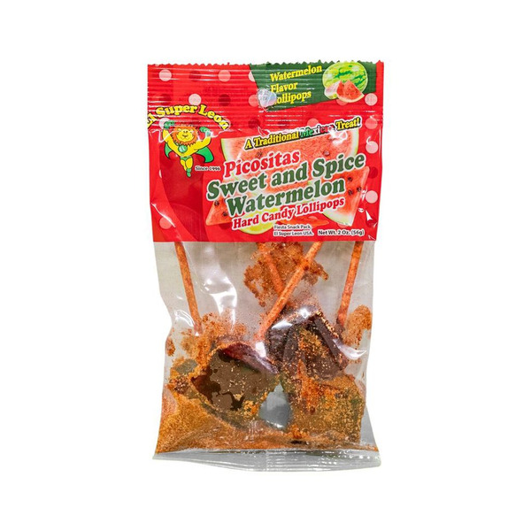 Saborian And The Los 『 Something's ～ 』 El Super Leon Hard Candy Lollipops Sweet And Spicy Watermelon Same